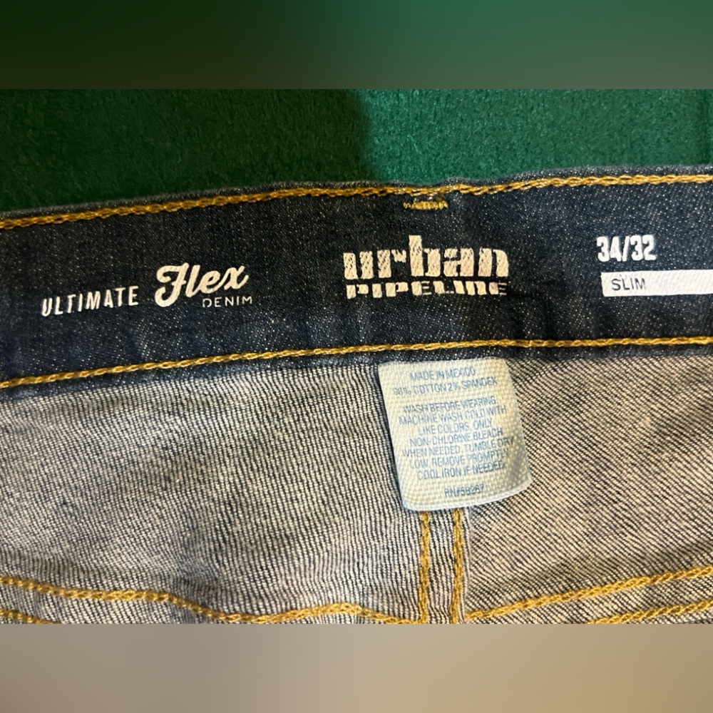 Urban Pipeline Women's Straight Leg Jeans - Blue - Picture 2 of 3